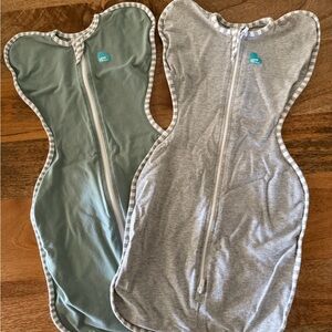 Love to Dream Sleep Sacks - Green and Gray